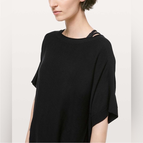 Lululemon athletica Olive Tunic Top Be At Ease Poncho Sage Green - Picture 8 of 9